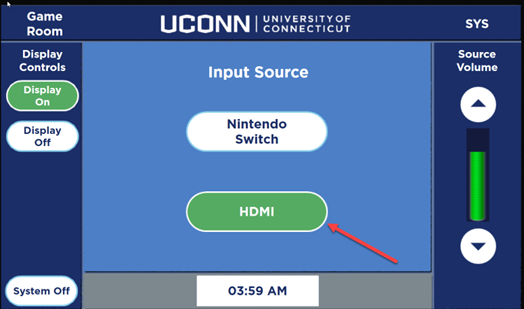 screen shot of panel screen