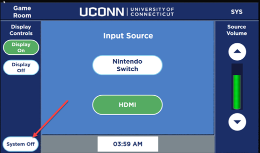 screen shot of panel screen